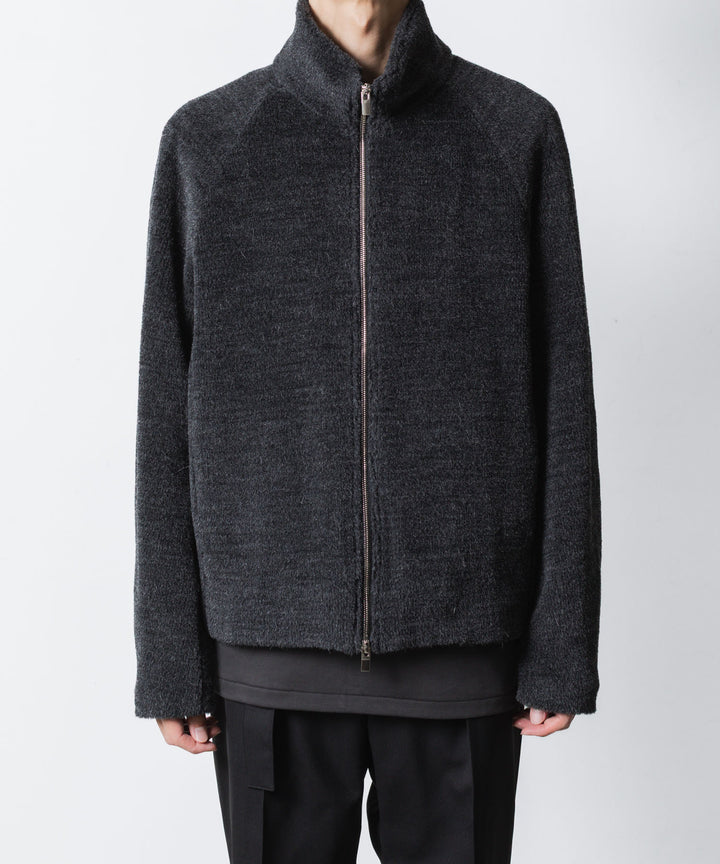 ATTACHMENT アタッチメントのWO/ALPACA BOA ZIP UP BLOUSON - D.GRAYの公式通販サイトsession福岡セレクトショップ