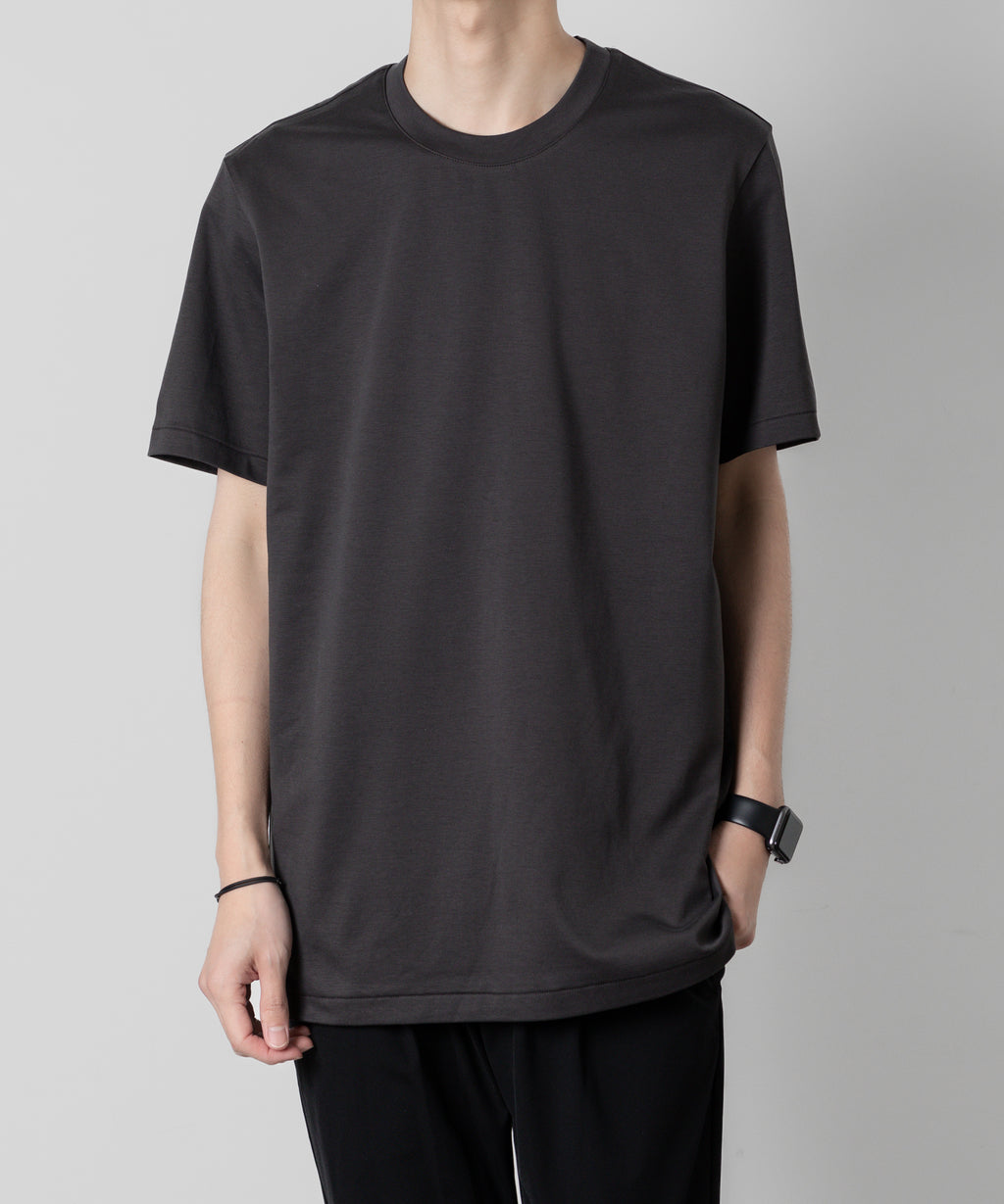 【ATTACHMENT】ATTACHMENT アタッチメントのCOTTON DOUBLE FACE SLIM FIT S/S TEE - D.GRAY 公式通販サイトsession福岡セレクトショップ