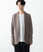 画像をギャラリービューアに読み込む, ATTACHMENT / EXCLUSIVE ITEMアタッチメントのCOTTON DOUBLE FACE STOLE CARDIGAN - KHAKI GRAYの公式通販サイトsession福岡セレクトショップ
