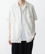 画像をギャラリービューアに読み込む, ATTACHMENT アタッチメントのCO/TEN JACQUARD LAWN GUAYABERA SHIRT - S.OFF WHITEの公式通販サイトsession福岡セレクトショップ
