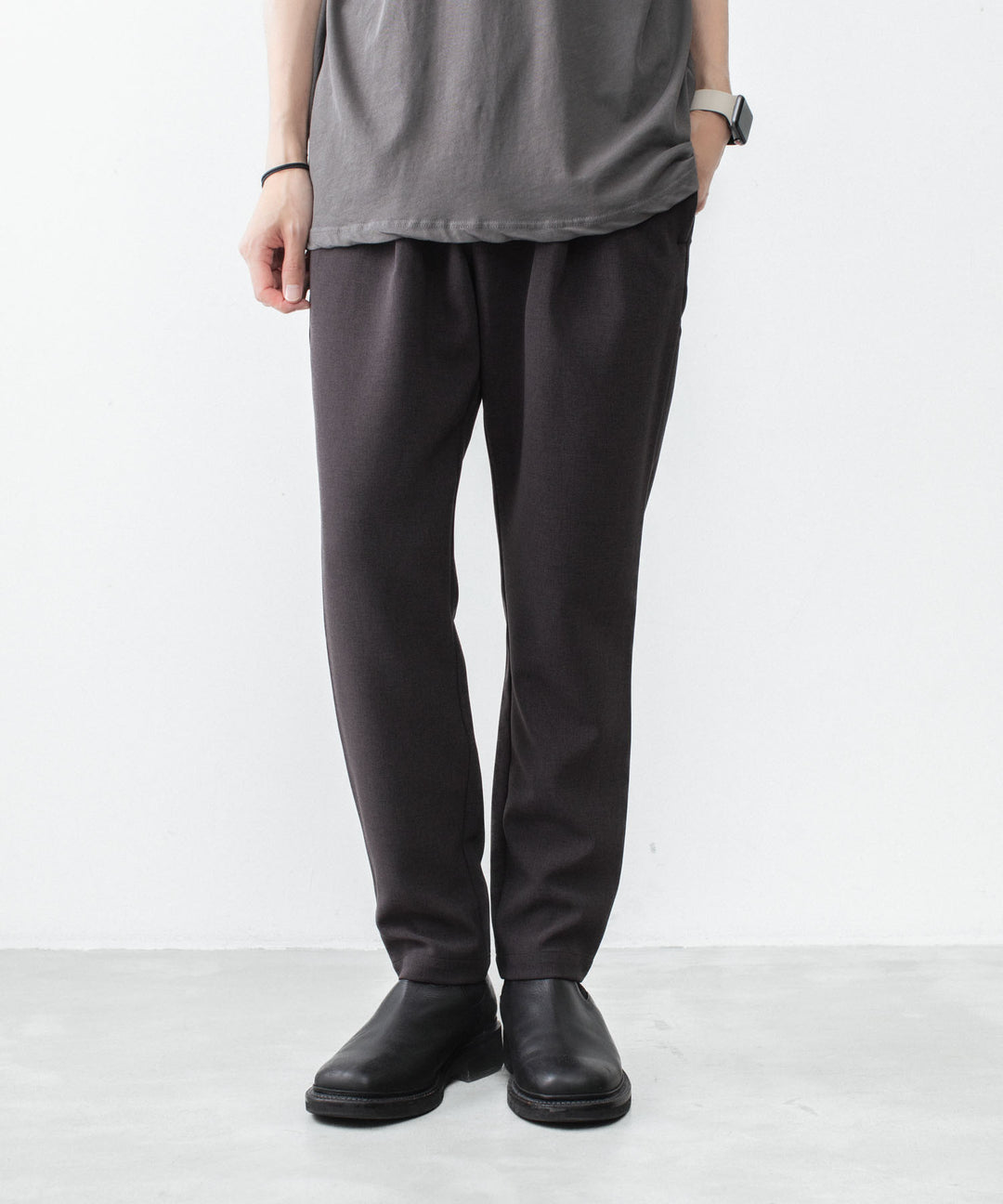 ATTACHMENT アタッチメントのPE STRETCH DOUBLE CLOTH REGULAR FIT EASY TROUSERS - D.BROWNの公式通販サイトsession福岡セレクトショップ