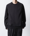 【 ATTACHMENT 】CO STRECH TERRY PULLOVER - BLACK