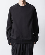 画像をギャラリービューアに読み込む, ATTACHMENT アタッチメントのCO STRECH TERRY PULLOVER - BLACKの公式通販サイトsession福岡セレクトショップ
