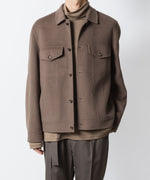 画像をギャラリービューアに読み込む, ATTACHMENT アタッチメントのWO/CA DOUBLE FACE BEAVER TRACKER JACKET - KHAKI GRAYの公式通販サイトsession福岡セレクトショップ
