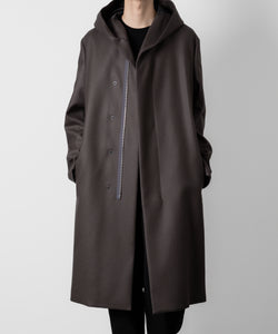 ATTACHMENT アタッチメントの限定2/90 SUPER120S MALTON ZIPUP HOODED COAT - D.KH GRAYの公式通販サイトsession福岡セレクトショップ
