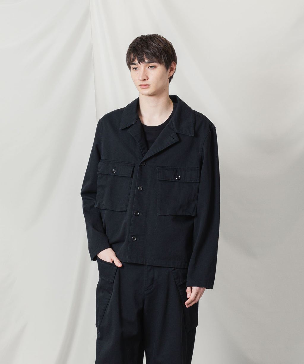 ATTACHMENT アタッチメントのCO NIDOM CLOTH M-43 JACKET - BLACKの公式通販サイトsession福岡セレクトショップ