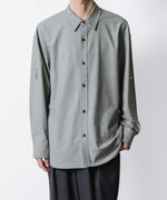 画像をギャラリービューアに読み込む, ATTACHMENT アタッチメントのPE/RY STRETCH TROPICAL STRAP SLEEVE L/S SHIRT - X.GREENの公式通販サイトsession福岡セレクトショップ
