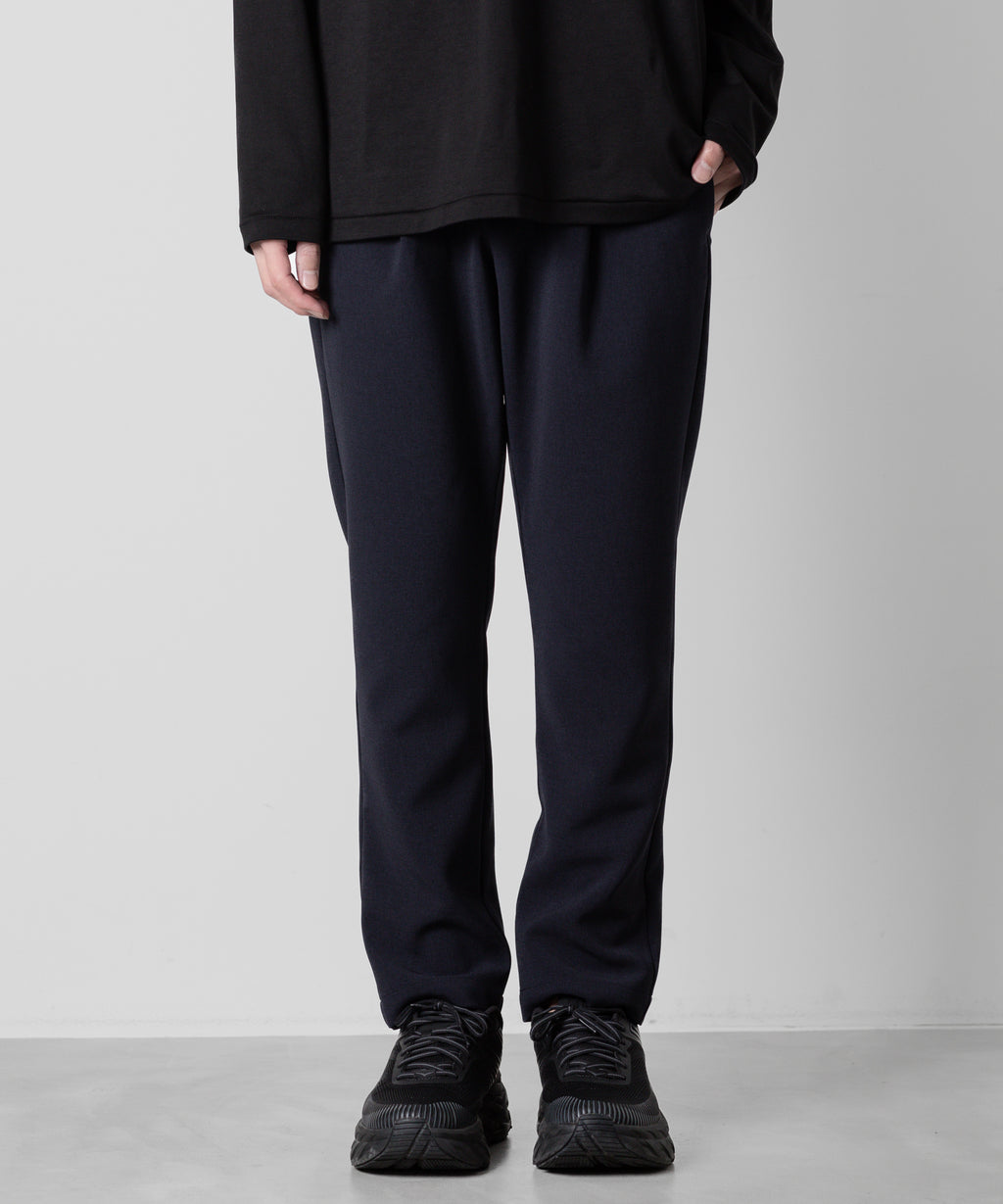 【ATTACHMENT】ATTACHMENT アタッチメントのPE STRETCH DOUBLE CLOTH REGULAR FIT EASY TROUSERS - NAVY 公式通販サイトsession福岡セレクトショップ