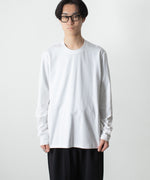 画像をギャラリービューアに読み込む, ATTACHMENT アタッチメントのCOTTON DOUBLE FACE SLIM FIT L/S TEE - WHITEの公式通販サイトsession福岡セレクトショップ
