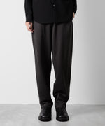 画像をギャラリービューアに読み込む, ATTACHMENT アタッチメントのCOTTON DOUBLE FACE LOUNGE TROUSERS - D.GRAY  公式通販サイトsession福岡セレクトショップ
