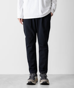 ATTACHMENT アタッチメントの別注SOLOTEX DOUBLE CLOTH REGULAR FIT EASY TROUSERS - NAVYの公式通販サイトsession福岡セレクトショップ