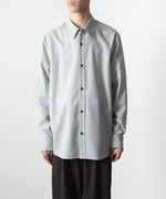 画像をギャラリービューアに読み込む, ATTACHMENT アタッチメントのWO/TA STRETCH TRO L/S SHIRT - X.GRAYの公式通販サイトsession福岡セレクトショップ
