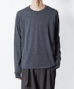 画像をギャラリービューアに読み込む, ATTACHMENT アタッチメントの× JOHN SMEDLEY MERINO EXTRAFINE WELTED CREW NECK L/S - D.GRAYの公式通販サイトsession福岡セレクトショップ
