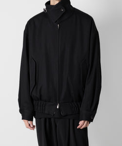 ATTACHMENT アタッチメントの2/48 WO KERSEY ZIP UP BOMBER JACKET - BLACK 公式通販サイトsession福岡セレクトショップ