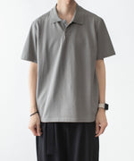 画像をギャラリービューアに読み込む, ATTACHMENT アタッチメントのSOFT PIQUE S/S POLO - GRAYの公式通販サイトsession福岡セレクトショップ
