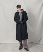 画像をギャラリービューアに読み込む, ATTACHMENT アタッチメントのWOOL SHAGGY PADDING CHESTER COAT - BLACKの公式通販サイトsession福岡セレクトショップ
