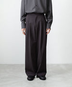 画像をギャラリービューアに読み込む, ATTACHMENT アタッチメントのPE/CO/LI DRY TWILL WIDE TROUSERS - BLACKの公式通販サイトsession福岡セレクトショップ
