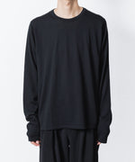 画像をギャラリービューアに読み込む, ATTACHMENT アタッチメントの× JOHN SMEDLEY MERINO EXTRAFINE WELTED CREW NECK L/S - BLACKの公式通販サイトsession福岡セレクトショップ
