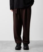 画像をギャラリービューアに読み込む, ATTACHMENT アタッチメントのPE STRETCH DOUBLE CLOTH BELTED TAPERED FIT TROUSERS - BROWN 公式通販サイトsession福岡セレクトショップ
