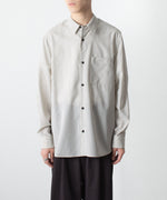 画像をギャラリービューアに読み込む, ATTACHMENT アタッチメントのWO/PE STRIPE L/S SHIRT - S.GRAYの公式通販サイトsession福岡セレクトショップ
