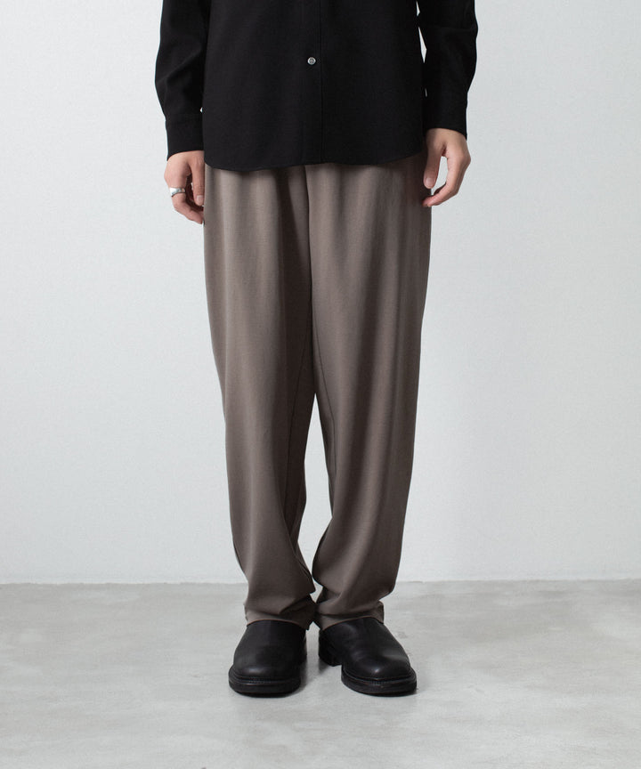 ATTACHMENT アタッチメントのCOTTON DOUBLE FACE LOUNGE TROUSERS - KHAKI GRAYの公式通販サイトsession福岡セレクトショップ