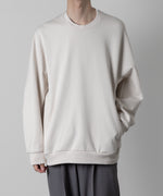 画像をギャラリービューアに読み込む, 【ATTACHMENT】ATTACHMENT アタッチメントのCO/PE DOUBLE KNIT SWEAT SHIRT - OFF WHITE 公式通販サイトsession福岡セレクトショップ
