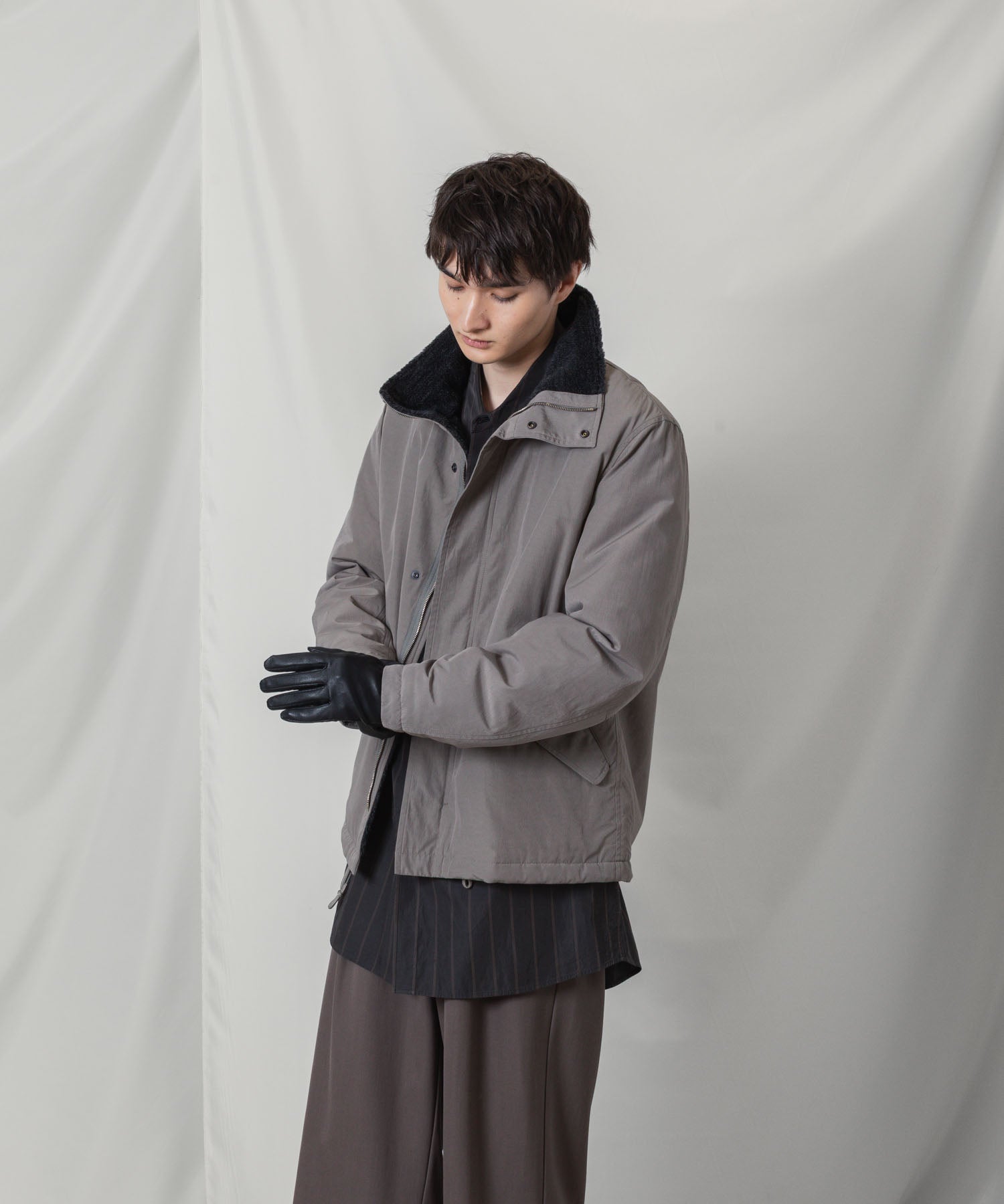 ATTACHMENT アタッチメントのCO/NY WEATHER CLOTH UTILITY JACKET - KHAKI GRAYの公式通販サイトsession福岡セレクトショップ