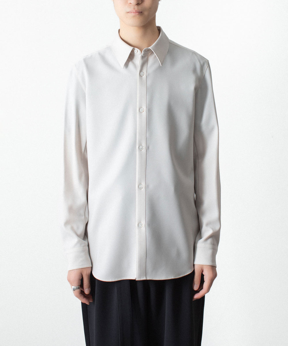 ATTACHMENT アタッチメントのPE COMPACT TWILL REGULAR COLLAR DRESS SHIRT - L.GRAYの公式通販サイトsession福岡セレクトショップ