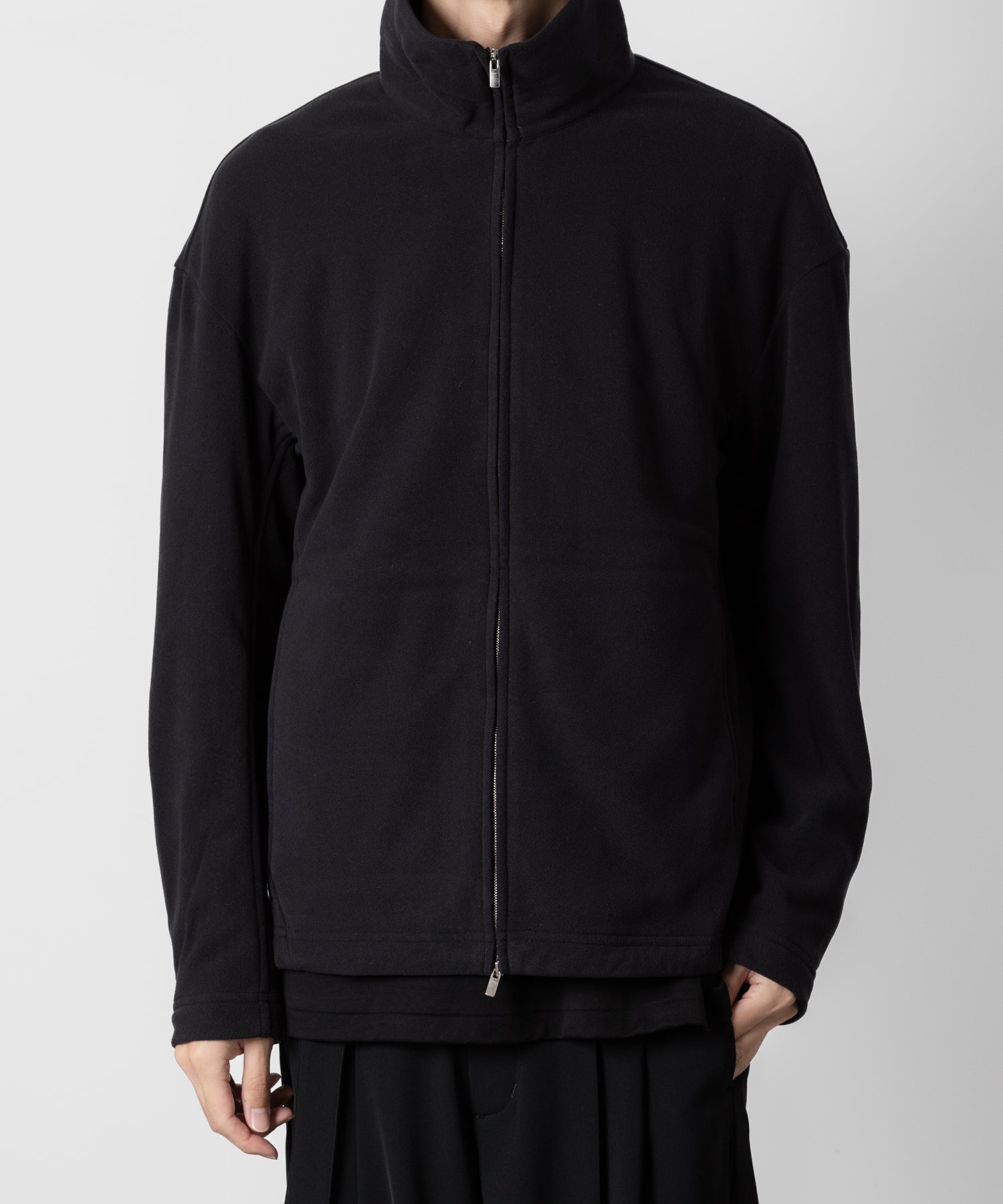 ATTACHMENT アタッチメントのPOLARTEC FLEECE TRACK JACKET - BLACK 公式通販サイトsession福岡セレクトショップ