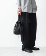 画像をギャラリービューアに読み込む, ATTACHMENT / EXCLUSIVE ITEMアタッチメントのSYNTHETIC LEATHER SMALL BUCKET BAG - BLACKの公式通販サイトsession福岡セレクトショップ
