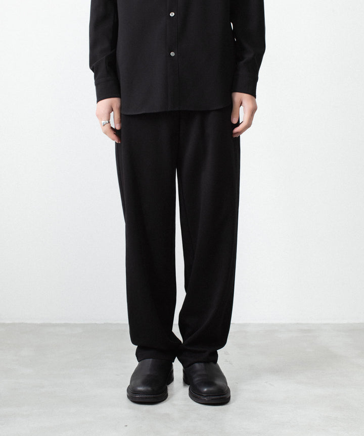 ATTACHMENT アタッチメントのCOTTON DOUBLE FACE LOUNGE TROUSERS - BLACKの公式通販サイトsession福岡セレクトショップ