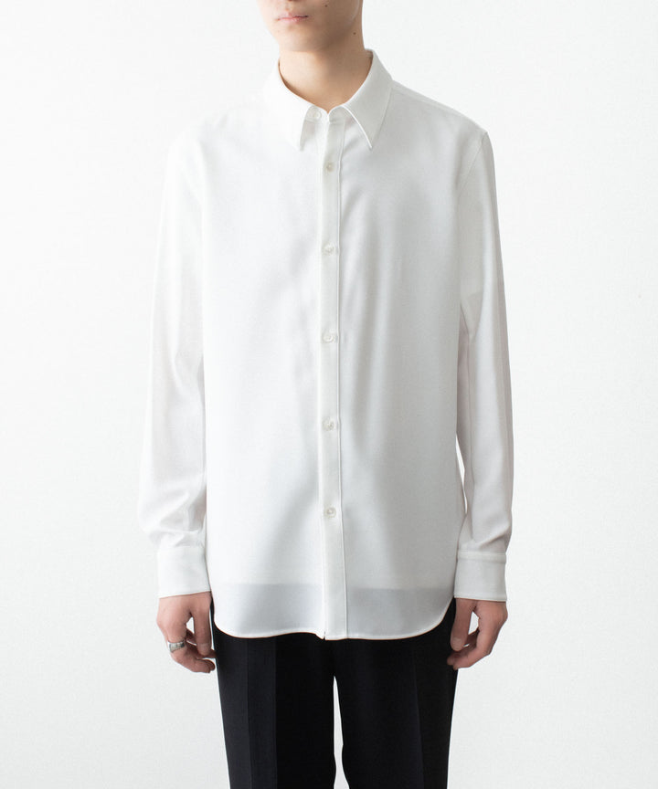 ATTACHMENT アタッチメントのPE COMPACT TWILL REGULAR COLLAR DRESS SHIRT - WHITEの公式通販サイトsession福岡セレクトショップ