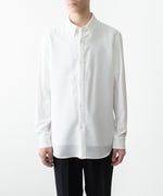 画像をギャラリービューアに読み込む, ATTACHMENT アタッチメントのPE COMPACT TWILL REGULAR COLLAR DRESS SHIRT - WHITEの公式通販サイトsession福岡セレクトショップ
