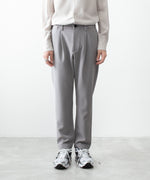画像をギャラリービューアに読み込む, ATTACHMENT アタッチメントのPE STRETCH DOUBLE CLOTH REGULAR FIT EASY TROUSERS - L.GRAYの公式通販サイトsession福岡セレクトショップ
