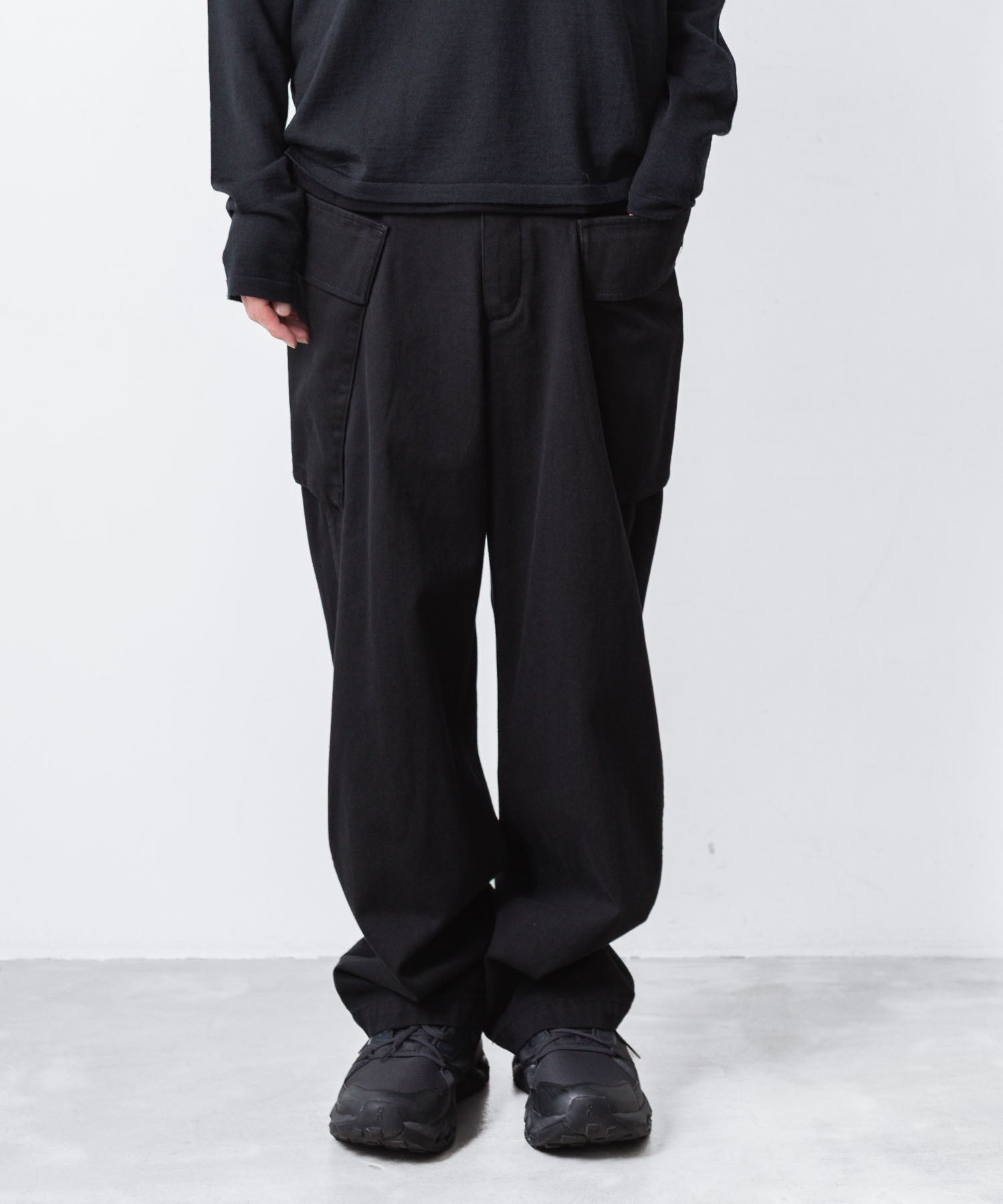 ATTACHMENT アタッチメントのCO NIDOM CLOTH M-43 FIELD TROUSERS - BLACKの公式通販サイトsession福岡セレクトショップ