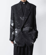 画像をギャラリービューアに読み込む, VEIN ヴェインのCO/WO PHOTO JACQUARD OVER JACKET - BLACKの公式通販サイトsession福岡セレクトショップ
