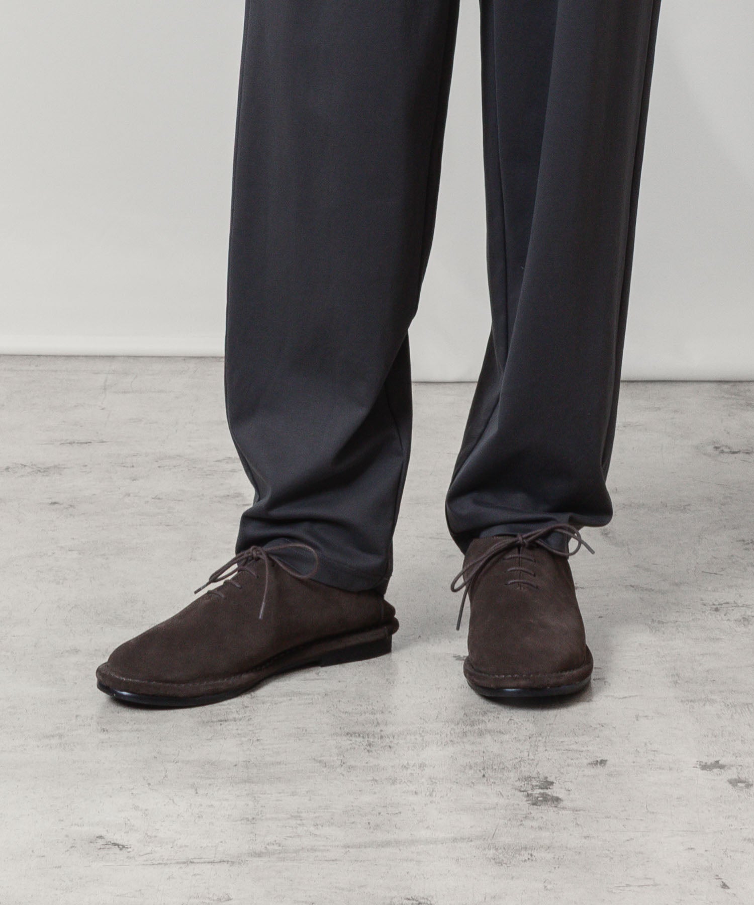 ATTACHMENT アタッチメントのCOW LEATHER SUEDE BABOUCHE - BROWNの公式通販サイトsession福岡セレクトショップ