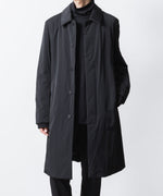 画像をギャラリービューアに読み込む, ATTACHMENT アタッチメントのNY 2LAYER STRETCH PADDING BALMACAAN COAT - BLACKの公式通販サイトsession福岡セレクトショップ
