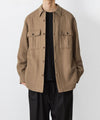 【 ATTACHMENT 】RY/CO/SI FLANNEL PADDING L/S SHIRT - CAMEL