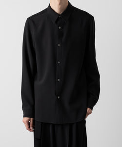 ATTACHMENT アタッチメントのPE STRETCH VIYELLA REGULAR COLLAR DRESS SHIRT - BLACK 公式通販サイトsession福岡セレクトショップ