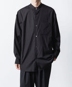 画像をギャラリービューアに読み込む, ATTACHMENT アタッチメントの140/2 GIZA BROAD BANDCOLLAR L/S SHIRT - BLACKの公式通販サイトsession福岡セレクトショップ
