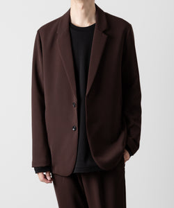 ATTACHMENT アタッチメントのPE STRETCH DOUBLE CLOTH 2B JACKET - BROWN 公式通販サイトsession福岡セレクトショップ