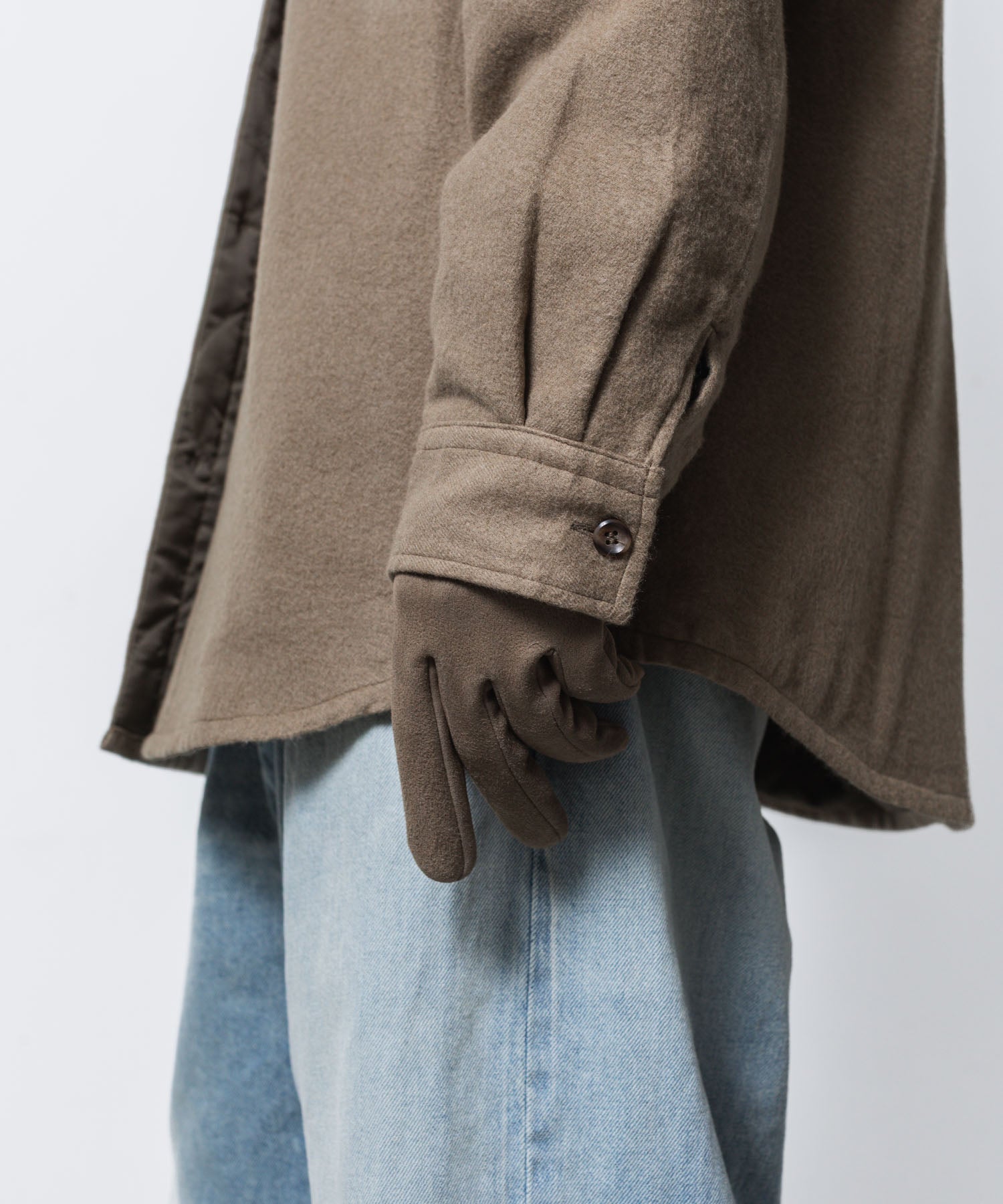 ATTACHMENT アタッチメントのSTRETCH SHEEPLEATHER GLOVE - CAMELの公式通販サイトsession福岡セレクトショップ