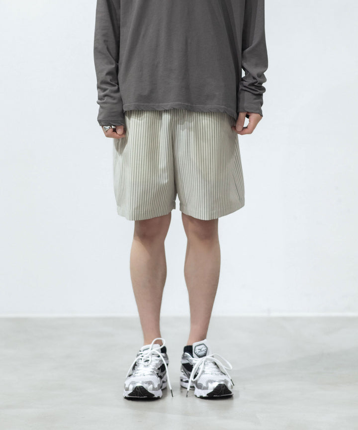 ATTACHMENT アタッチメントのWO/PE STRIPE EASY SHORTS - S.GRAYの公式通販サイトsession福岡セレクトショップ