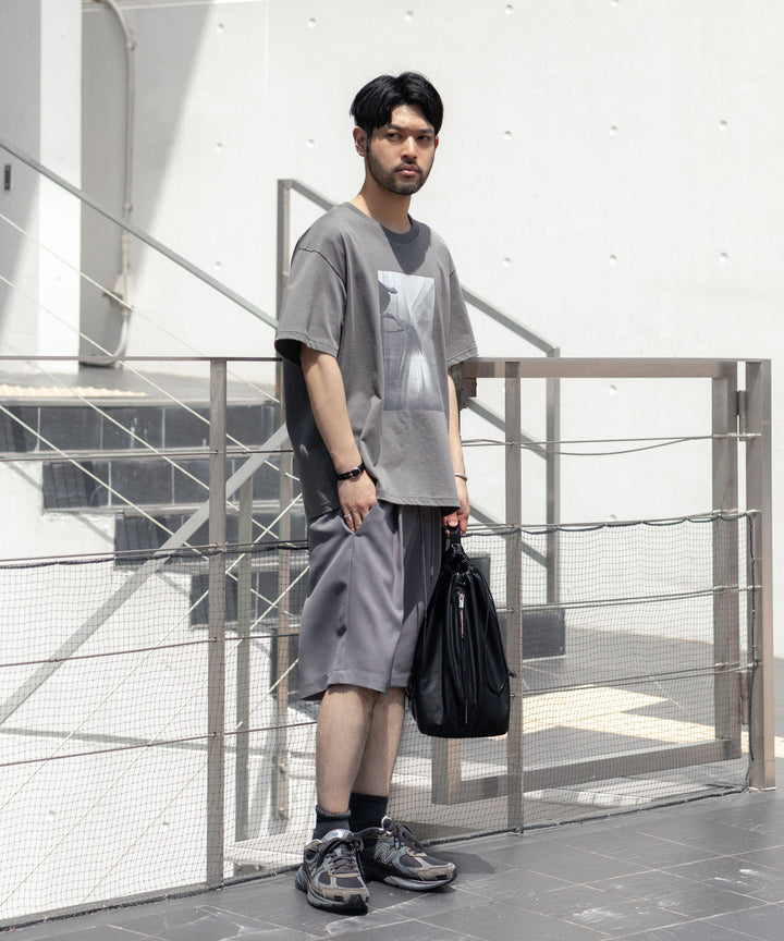 ATTACHMENT アタッチメントの30//2 SUVIN JERSEY PRINT TEE - GRAYの公式通販サイトsession福岡セレクトショップ