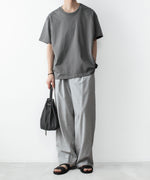 画像をギャラリービューアに読み込む, ATTACHMENT アタッチメントのWO/TA STRETCH TRO 1TUCK WIDE TROUSERS - X.GRAYの公式通販サイトsession福岡セレクトショップ
