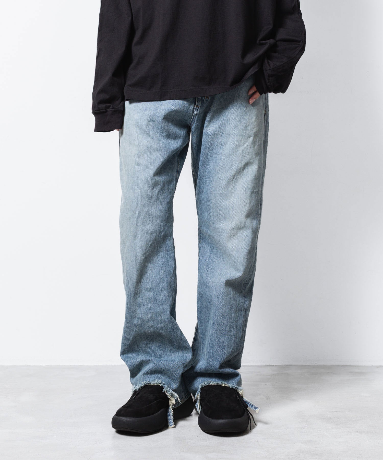 VEIN ヴェインの13OZ DENIM BOOT CUT TROUSERS - L.NAVYの公式通販サイトsession福岡セレクトショップ
