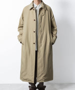 画像をギャラリービューアに読み込む, VEIN ヴェインのFIBRIL POPLIN PADDING BALMACAAN COAT - L.BEIGEの公式通販サイトsession福岡セレクトショップ
