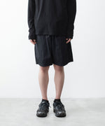 画像をギャラリービューアに読み込む, ATTACHMENT アタッチメントのNY TAFFETA SHORTS - BLACKの公式通販サイトsession福岡セレクトショップ
