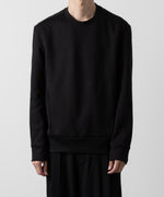 画像をギャラリービューアに読み込む, ATTACHMENT アタッチメントのCO/PE DOUBLE KNIT PULLOVER - BLACK 公式通販サイトsession福岡セレクトショップ
